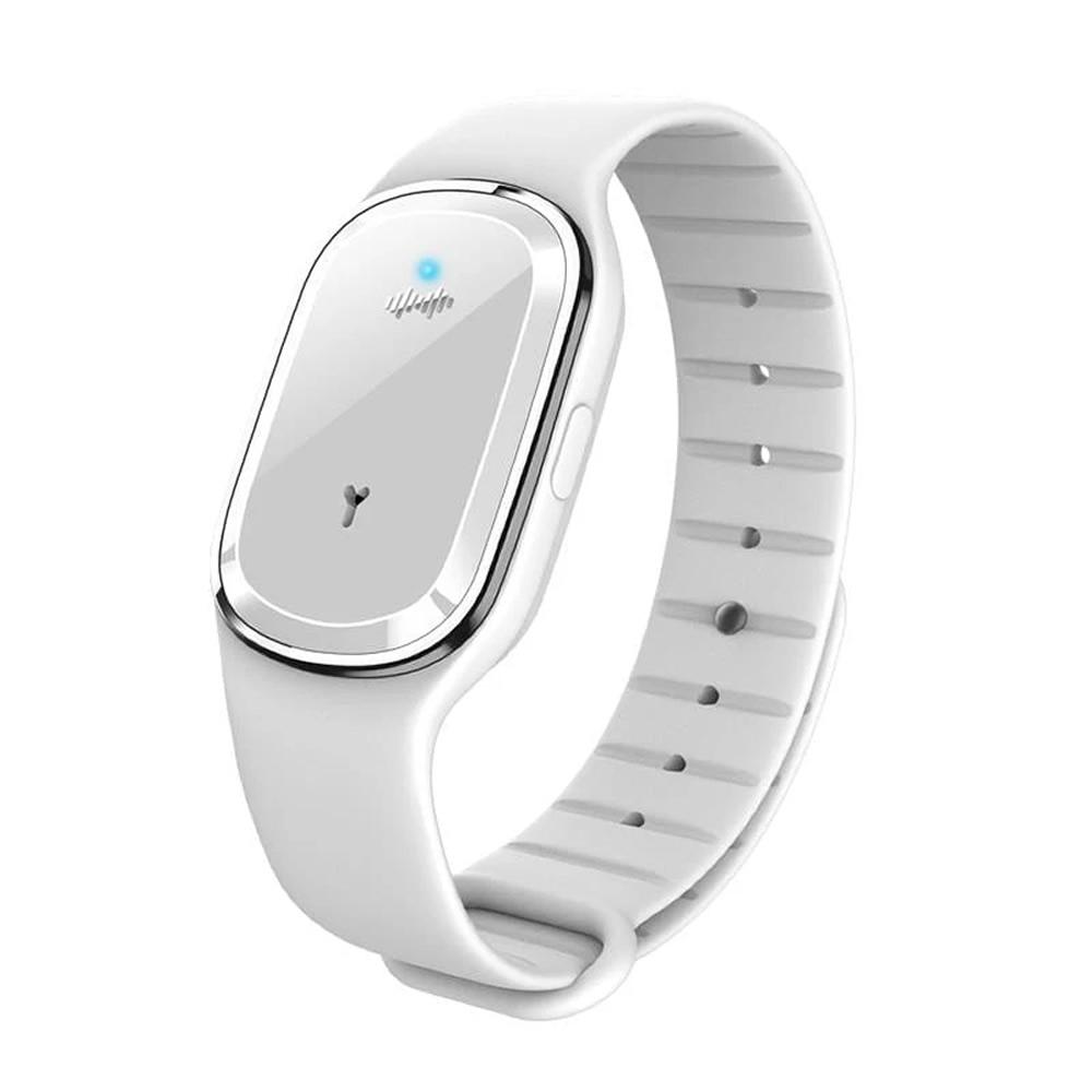 BuzzGuard Electronic Mosquito Repellent Wristband – Chemical-Free Rechargeable Protection for Indoor & Outdoor Use