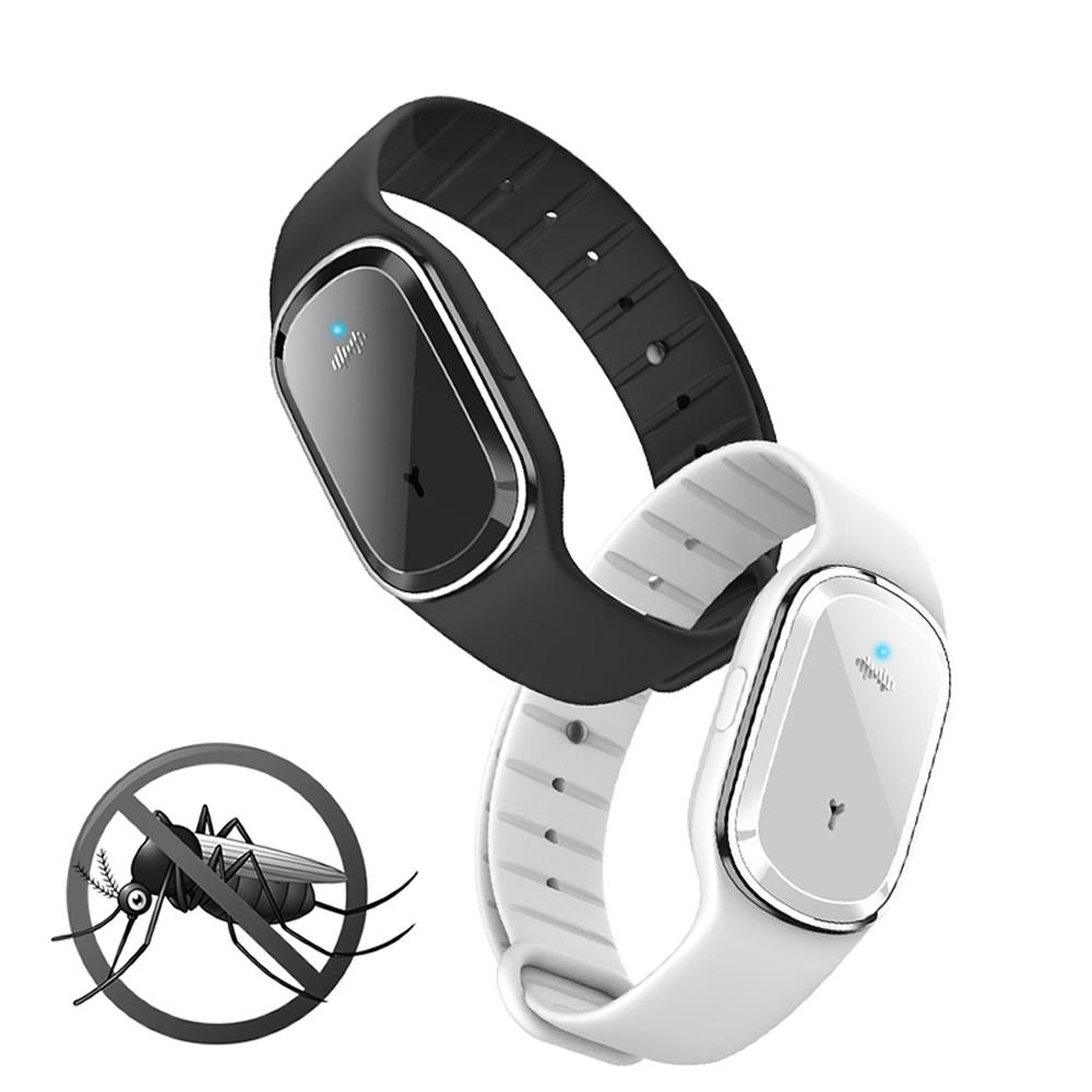 BuzzGuard Electronic Mosquito Repellent Wristband – Chemical-Free Rechargeable Protection for Indoor & Outdoor Use