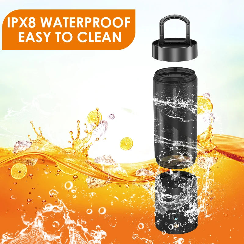 Portable USB Electric Juice Mixer Blender Mini Rechargeable