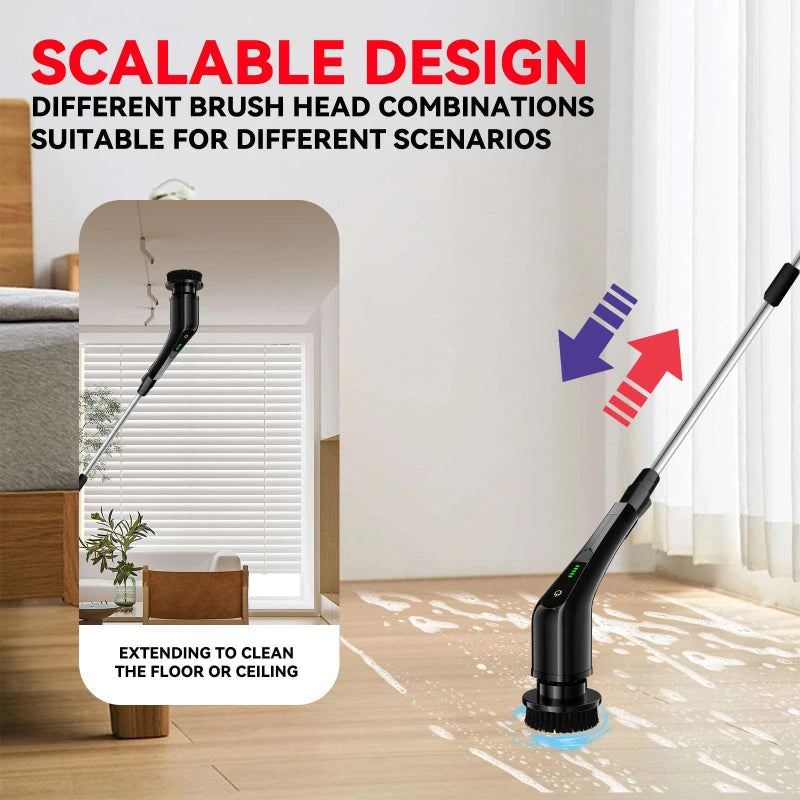 8-in-1 Electric Cleaning Brush | Cordless Rechargeable Cleaning brush