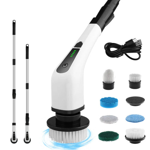 8-in-1 Electric Cleaning Brush | Cordless Rechargeable Cleaning brush