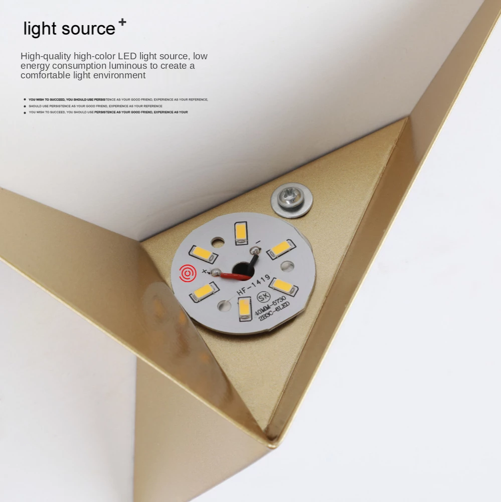 Modern Minimalist Triangle Shape Led Wall Lamp & Door Light