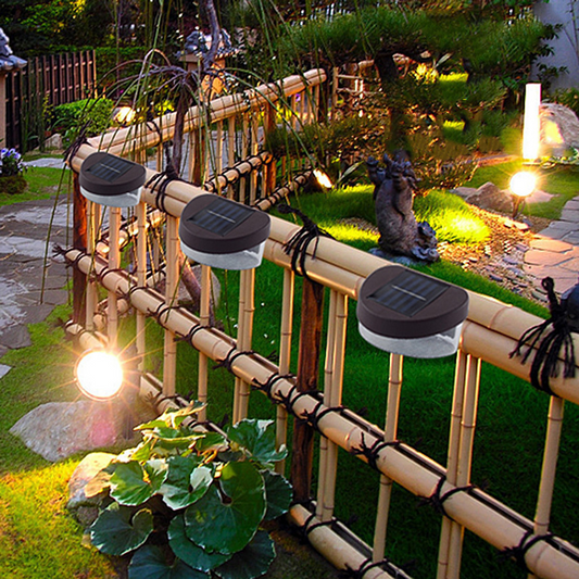 Outdoor Solar Powered LED lights for Fences & Walls