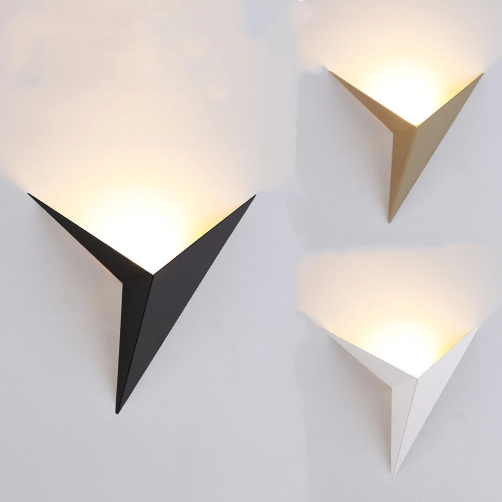 Modern Minimalist Triangle Shape Led Wall Lamp & Door Light