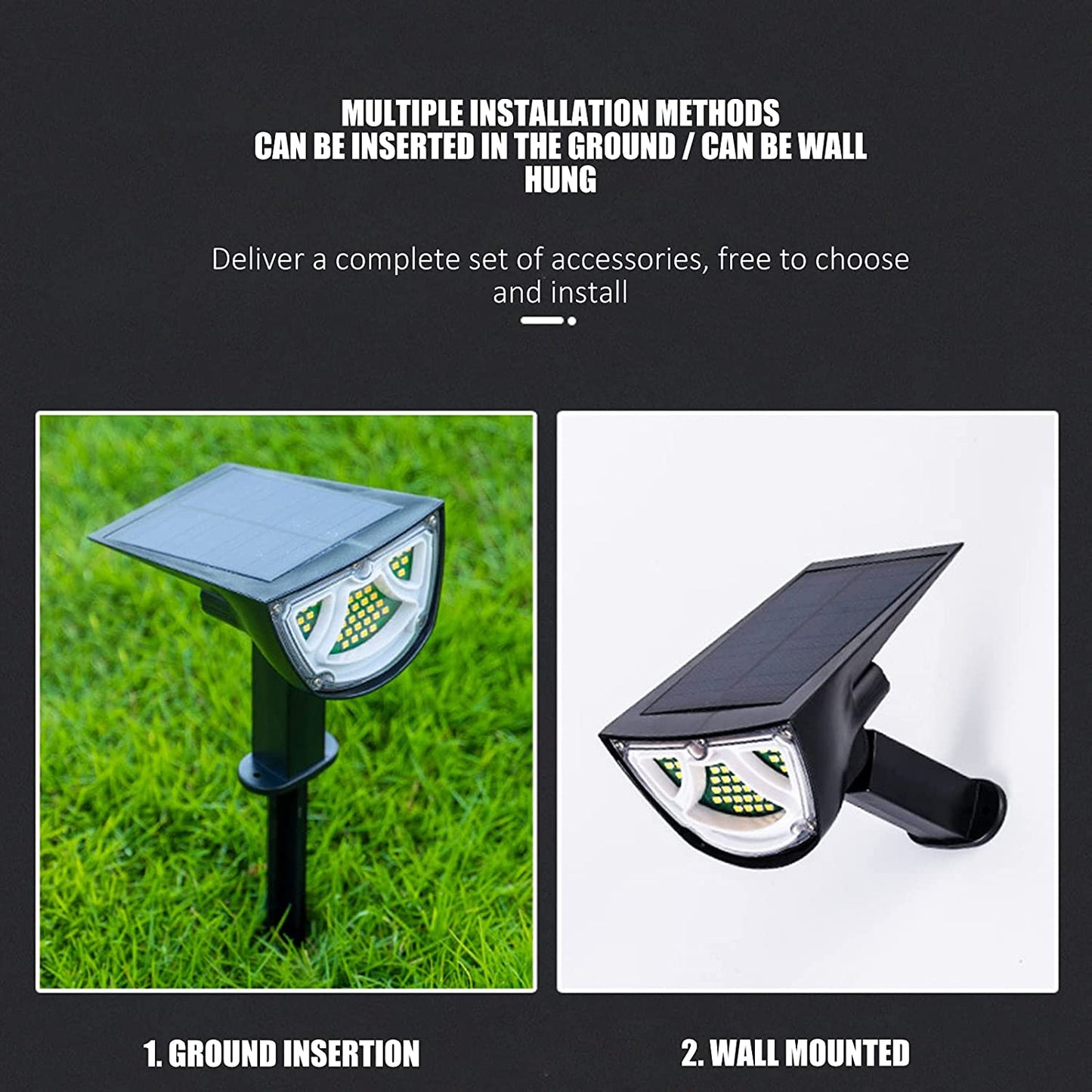 Waterproof Adjustable Solar Light Garden Lamp