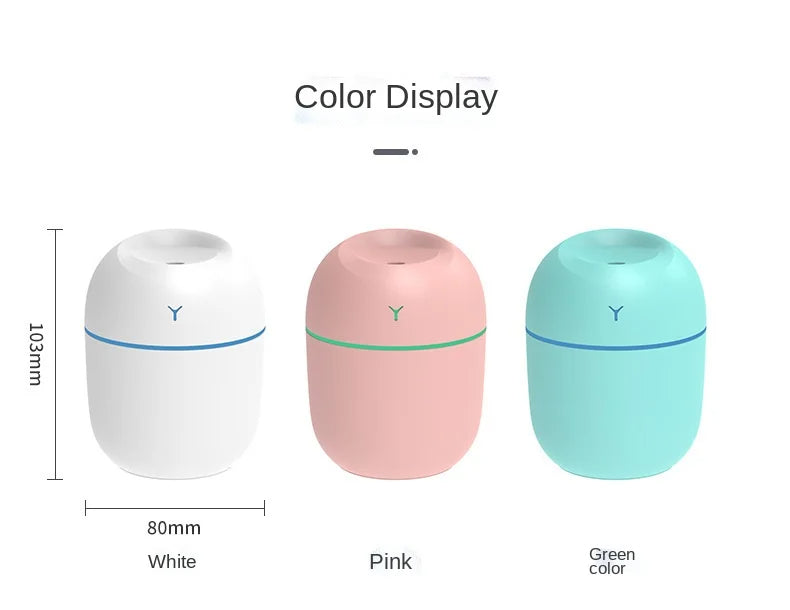 Portable Humidifier Aroma Essential Oil Diffuser LED