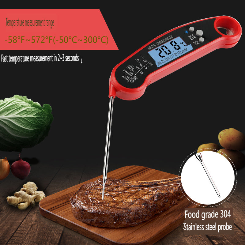 Digital Instant Read Meet Thermometer for Cooking, Grilling & BBQ