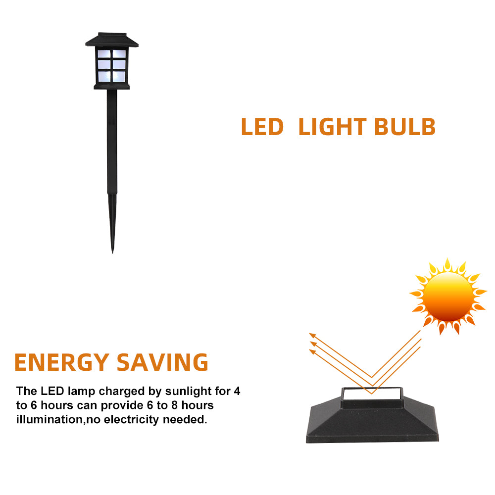 Waterproof Outdoor Solar Lantern Pathway Lights (6PCS)