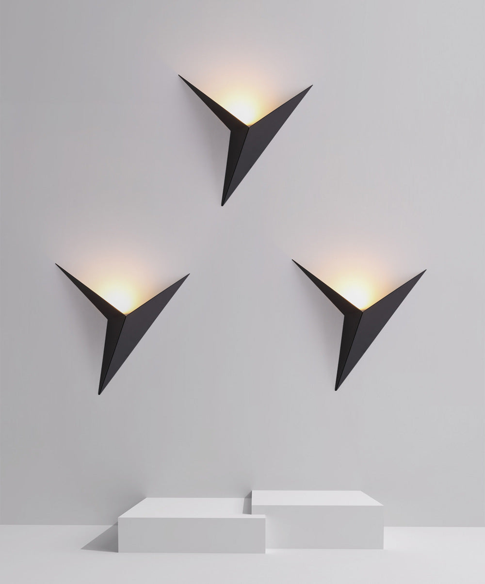 Modern Minimalist Triangle Shape Led Wall Lamp & Door Light