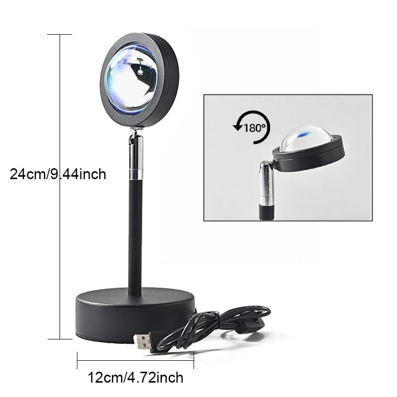 Smart RGB Sunset Projection Lamp with App Control & Remote