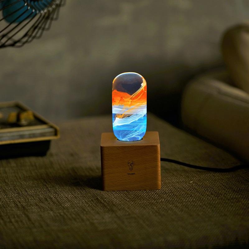 AuroraGlow Artistic LED Ambient Lamp Set – Modern Decorative Mood Lighting for Home & Bedroom (4-Pack)